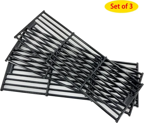 Vista 3 de Kit de piezas DG234 Placas térmicas y rejilla de cocción de hierro fundido de repuesto para modelos Chargriller 3001 3030 4000 5050 5072,5252, 5650
