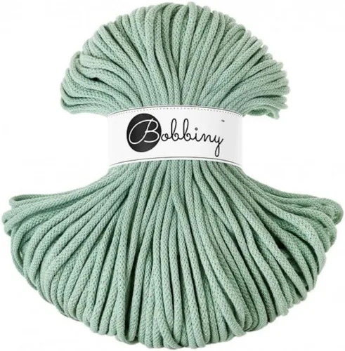 Vista 2 de Bobbiny Cordón trenzado de macramé prémium de 0.197 in (rubor), 108 yardas/330 pies (100% algodón reciclado)