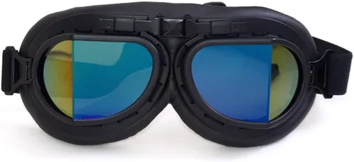 Vista 14 de kucehiup Gafas de aviador vintage para motocicleta