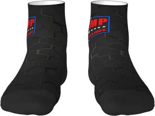 Vista 2 de GDJF Trump 2024 Fuck Your Feelings Ankle Socks Winter Low Cut Sports Warm Comfort Breathable Casual Socks For Mens And Womens (3)