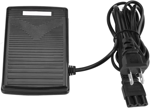 Vista 2 de Pedal de control de pie, pedal de control de pie universal para máquina de coser para el hogar con cable de alimentación de repuesto para JANOME2049