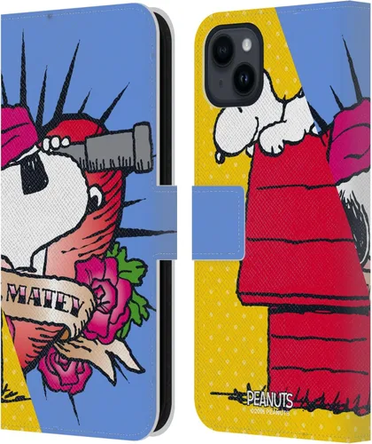 Vista 204 de Head Case Designs Peanuts Charlie & Woodstock Nap Halfs and Laughs - Funda de piel tipo cartera con licencia oficial compatible con Apple iPhone 11