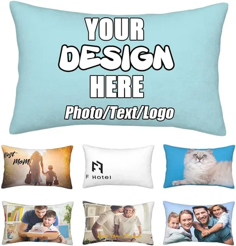 Vista 44 de Funda de almohada decorativa personalizada con foto de pareja, funda de cojín decorativo personalizada, fundas de almohada personalizadas
