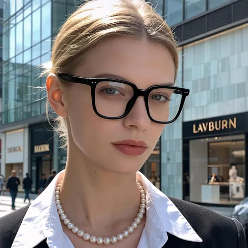 Vista 3 de Oversized Square Blue Light Blocking Glasses for Women Men, Anti Glare Computer Glasses, Reduce Eye Strain