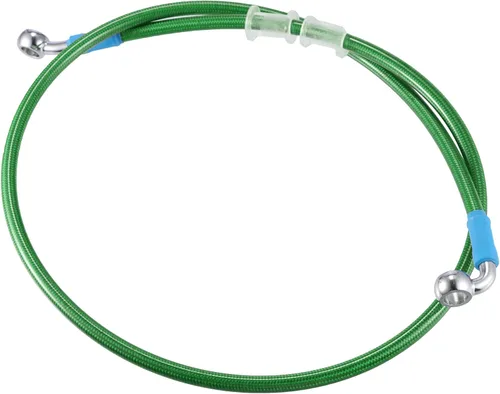 Vista 22 de X AUTOHAUX 31.5 in AN3 M10 Línea de freno hidráulico para coche, manguera de aceite, 28 ° 90 ° acero inoxidable para coche, motocicleta, motocross
