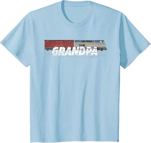 Vista 43 de RC Model Train Shirt Grandpa Train Boxcar HO Scale T-Shirt Negro