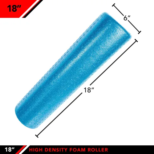 Vista 2 de JFIT High Density Foam Roller – EPP Deep Tissue Massage Roller for Muscle Recovery, Myofascial Release & Stretching