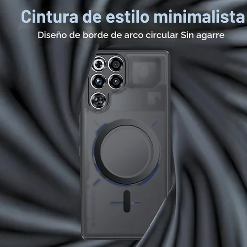 Vista 7 de Funda para ZTE Nubia Red Magic 11S Pro/11S Pro+/11 Pro/11 Pro + con soporte para tarjetas, anillo magnético, parachoques de TPU suave + bolsa
