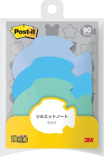 Vista 17 de Post-it SSS-YA2 Notas adhesivas fuertes, diseño de silueta, hortensia 2.7 x 2.7 pulgadas (2.717 x 2.717 in), 30 hojas x 3 almohadillas