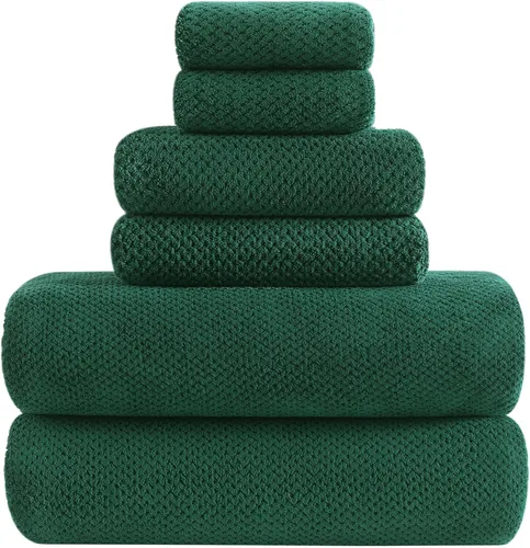 Vista 21 de YTYC Toallas, toallas de baño extra grandes de 29 x 59 pulgadas para baño, toallas de ducha súper suaves de secado rápido, peso ligero, microfibra