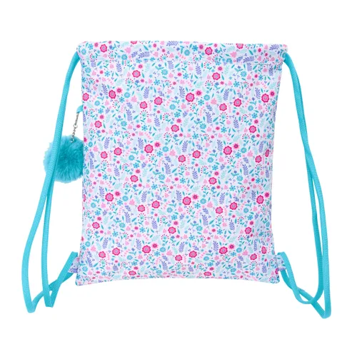 Vista 3 de Bolsa Mochila con Cuerdas BlackFit8 Cool Multicolor 35 x 40 x 1 cm