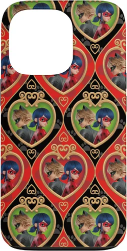 Vista 10 de Funda roja y verde para iPhone SE (2020) / 7 / 8 Miraculous Ladybug and Cat Noir The Movie