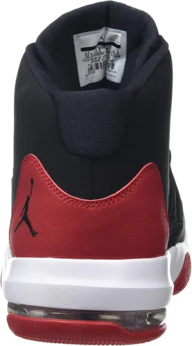 Vista 3 de Nike Tenis de baloncesto para hombre, negro, negro, negro, rojo gimnasio 023, 8.5, Negro Negro Black Gym Red 023, 8.5