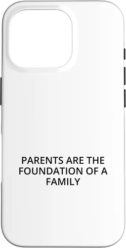 Vista 20 de iPhone 16 Parents are the foundation of a family Case