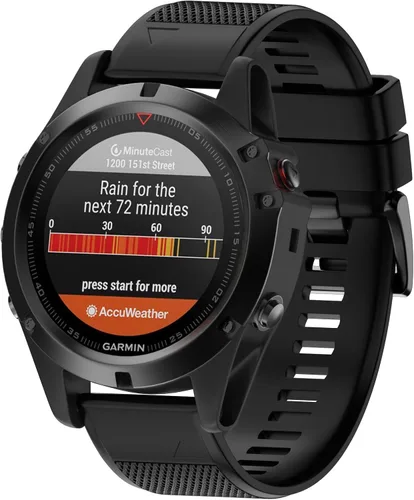 Vista 6 de ANCOOL para Banda de reloj Fenix 5/6/7 de 22mm de silicona suave Compatible con Garmin Fenix 5 Plus/6 Pro/8 47mm/7 Pro/Approach S60/S62