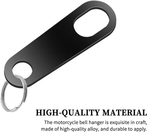 Vista 4 de Guardian Luck Bell Hanger - 4 perchas para bicicleta y motocicleta con 4 anillos divididos