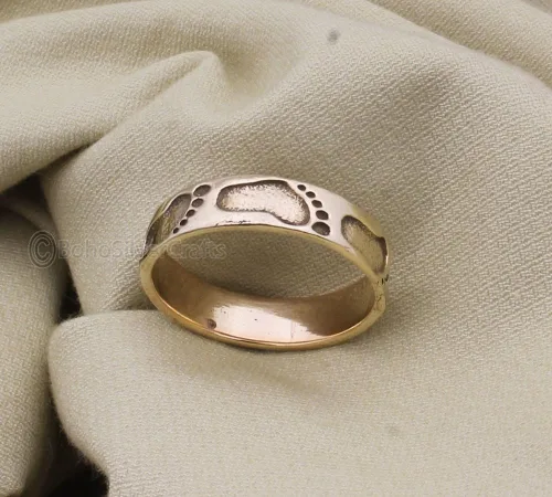 Vista 3 de Paw Spinner Ring Women, 925 Silver Ring, Handmade Paw Ring, Spinning Ring, Worry Band Ring, Spinner Paw Gold, Minimalist Spinner Ring, Boho Spinner