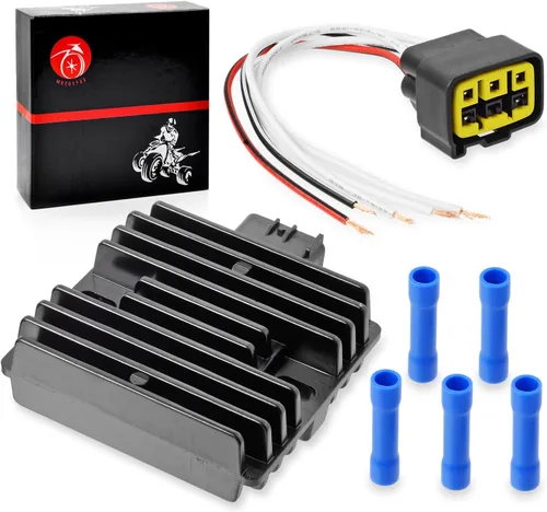 Vista 4 de Regulador de Voltaje Rectificador y Enchufe Para YAMAHA Grizzly 660 Raptor 700 700R YFZ450R YFZ450X SXV700 SXV60 Rhino 450 660 YXR45 YXR660 YP400