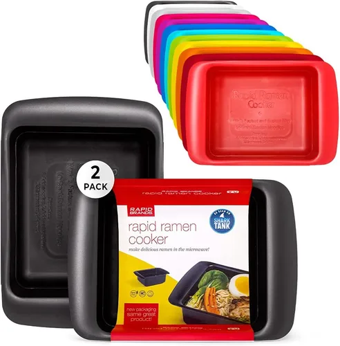 Vista 28 de Rapid Ramen Cooker Utensilios de cocina para microondas para ramen instantáneo Sin BPA y apto para lavavajillas Perfecto para dormitorio Negro