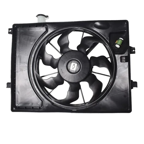 Vista 3 de Reemplazo del conjunto del ventilador de enfriamiento del condensador del radiador para 2014-2016 Elantra 2015-2016 Forte 2015 Forte Koup 12V