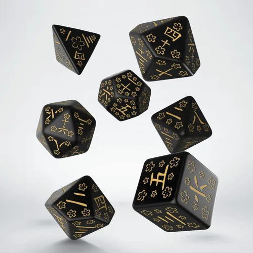 Vista 2 de Q-Workshop - Juego de dados japoneses Deep Night Firefly