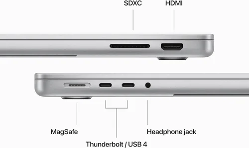 Vista 7 de Apple Laptop MacBook Pro 2023 con chip M3 con CPU de 8 núcleos, GPU de 10 núcleos: Construida para Apple Intelligence, pantalla Liquid Retina XDR