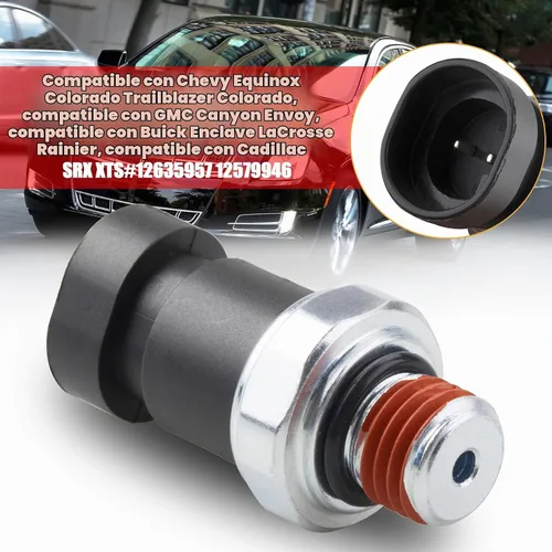 Vista 4 de Interruptor de sensor de presión de aceite D1843A, compatible con Chevy Equinox Colorado Trailblazer Traverse Impala Cadillac SRX XTS Buick Enclave