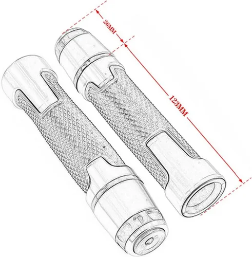 Vista 2 de Motorcycle Handlebar for Suzuki VStrom 1000 DL1000 V-Strom 1000XT Motorcycle 7/8" 22mm Handlebar Grips Ends Handle Caps Hand Bar Plugs Motorbike