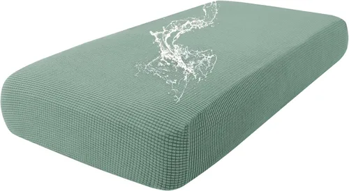 Vista 78 de Fundas impermeables para sofá seccional, fundas de cojín antideslizantes para sofá Ajuste seccional en forma de L, tela jacquard elástica, parte