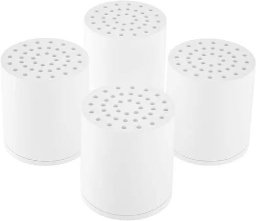 Vista 10 de Filtro de ducha de 20 etapas para agua dura, con 1 cartucho reemplazable, filtro de agua de ducha de alto rendimiento para eliminar cloro y flúor