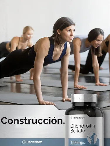 Vista 6 de Horbaäch Condroitina Sulfato 1200mg 120 Cápsulas Suplemento sin OMG y sin gluten