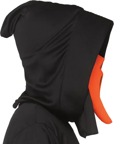 Vista 2 de Fun World Máscara facial fantasma fluorescente naranja