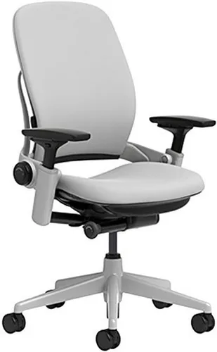 Vista 8 de Steelcase Ruedas duras tapizadas Leap - Onyx Negro