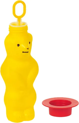 Vista 3 de PUSTEFIX Bubble Bear - Juguete para apretar y soplar burbujas de 6 onzas para niños (colores surtidos)