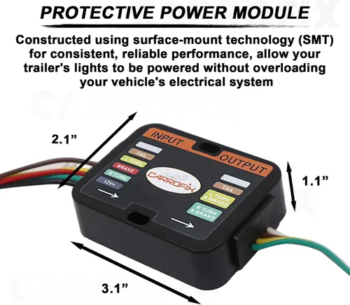 Vista 6 de Arnés de cableado CRV de ajuste personalizado con conector de remolque plano de 4 vías para Honda CR-V 2012-2016 Arnés de cables de enganche simple