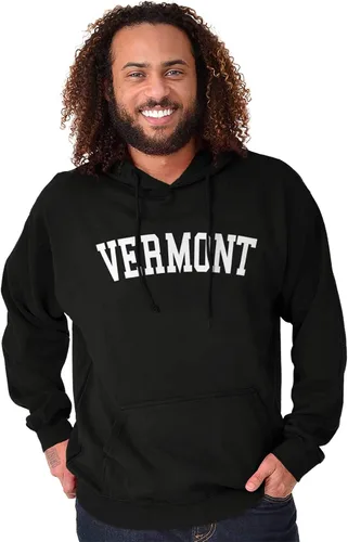 Vista 23 de Simple Classic Souvenir Vermont Sudadera con capucha Mujer Hombres