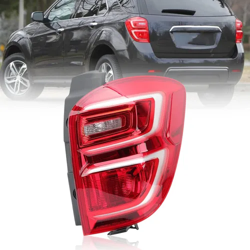 Vista 14 de Conjunto de luces traseras compatibles con Chevy Equinox 2016 2017, luz trasera tipo halógena, lámpara de freno trasera, repuesto # GM2800279