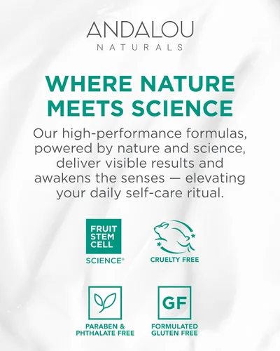Vista 7 de Atomizador para cabello brillante de Andalou Naturals, 8.2 onzas líquidas