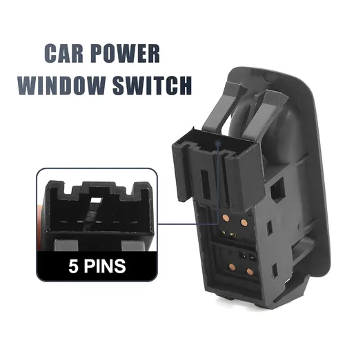Vista 4 de uxcell Interruptor de elevalunas eléctrico del lado del pasajero 37995-75F00 Reemplazo para Chevrolet Tracker 1999-2004