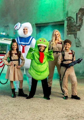 Vista 5 de Disfraz de Slimer de Cazafantasmas para Niños Multicolor