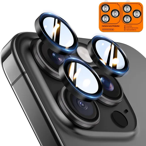 Vista 11 de TOCOL Protector de lente de cámara para iPhone 13 / iPhone 13 Mini vidrio templado HD individual resistente a los arañazos, accesorios compatibles