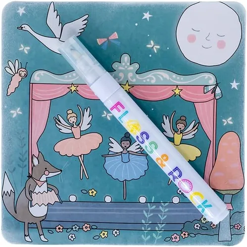 Vista 4 de Floss & Rock Kit de bolígrafo y tarjetas de agua para mascotas (encantado)