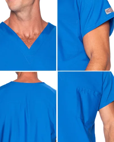 Vista 4 de Scrub Zone 71221 - Top unisex con cuello en V