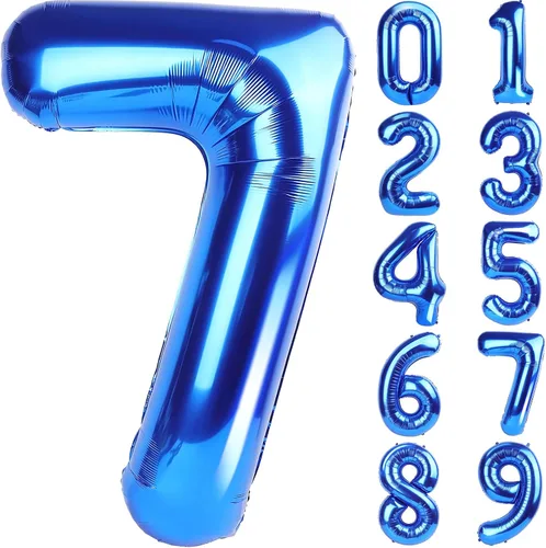 Vista 150 de Globos gigantes de números negros de 40 pulgadas, globos de aluminio de Mylar con helio para cumpleaños, globo número 0 para decoración de fiestas