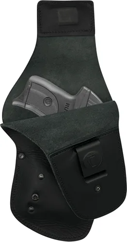 Vista 7 de Urban Carry LockLeather Funda G3 Holster - Diseño híbrido de cuero/polímero para ocultación óptima Disponible en tamaños Cadete, Trooper, Teniente