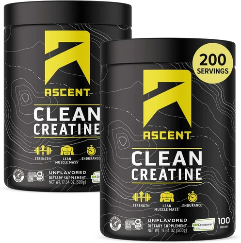 Vista 11 de Ascent Monohidrato de creatina limpia, sin sabor, 15 porciones 5G