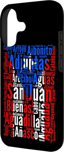 Vista 2 de Funda para iPhone 17, diseño de ciudades puertorriqueñas, bandera de Puerto Rico, Boricua