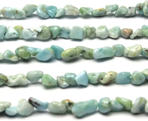 Vista 12 de MJDCB Cuentas de piedra de forma irregular natural de 8-10 mm, turquesa de África, piedras preciosas para sanación energética, para hacer joyas