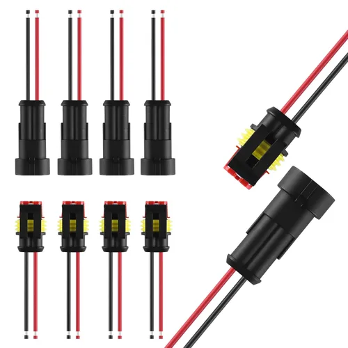 Vista 11 de MUYI - Conector de terminal de serie de cable impermeable de 1.5mm (Conector de 1-4 pines (384 piezas))