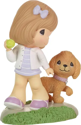 Vista 3 de Precious Moments 226404 Don't Stop Retrievin' Golden Retriever - Figura de resina